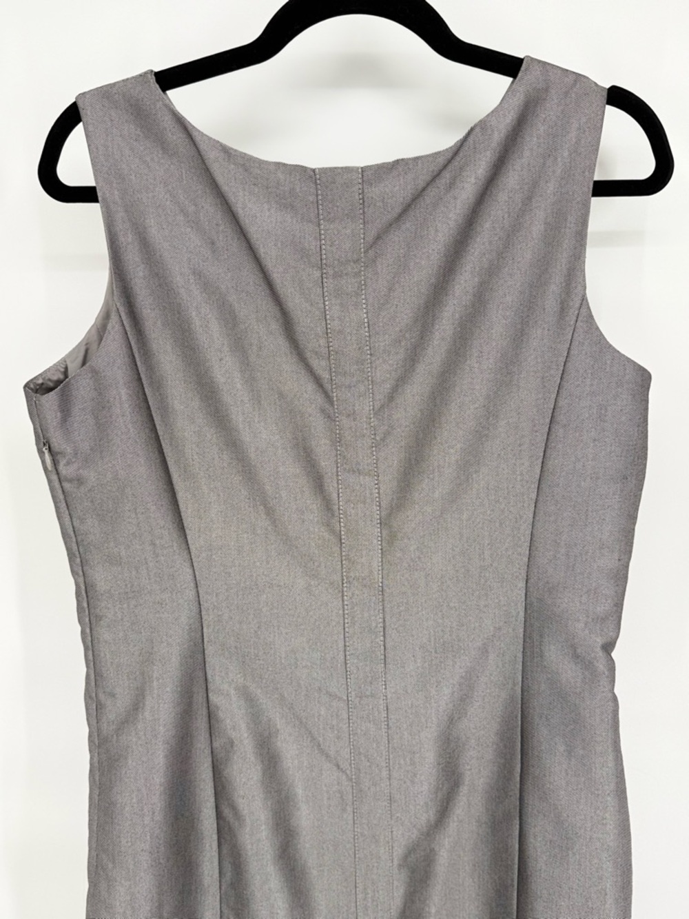 Calvin Klein Belted Sheath Dress‎ Women's 12 Sleeveless Tailored Career Office - Picture 6 of 12